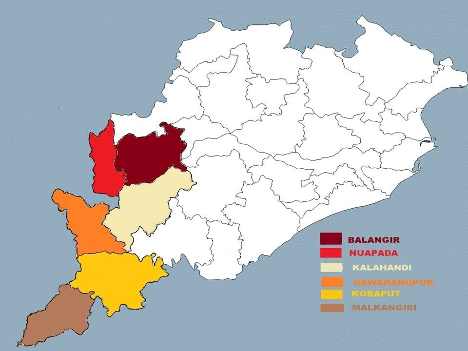 Map of Orissa